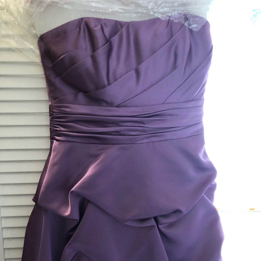 David’s bridal lavender bridesmaid dress